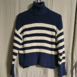 Madewell Striped Turtleneck Sweater